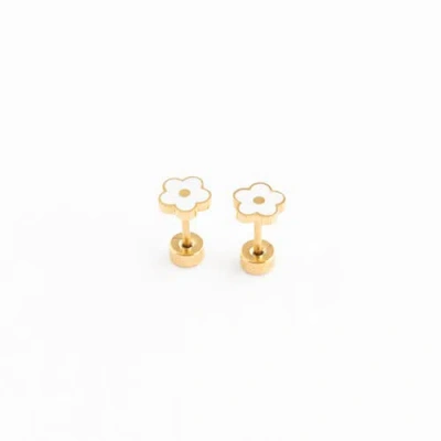 Pip Pop Kids'  Petite Flower Stud Earrings
