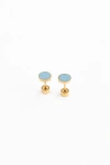 Pip Pop Smile Stud Earrings In Gold