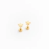 Pip Pop Kids'  Star Stud Earrings In Gold