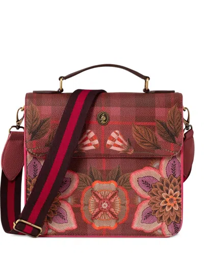 Pip Studio Floral -print Crossbody Bag In Red