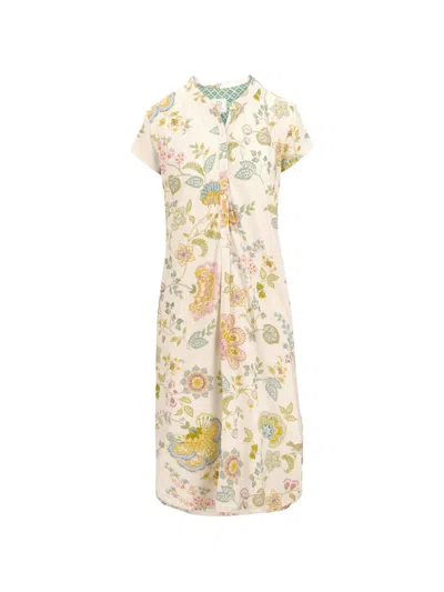 Pip Studio Floral Button Nightdress In White