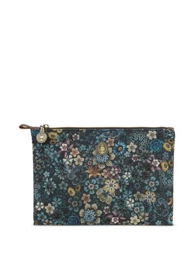 Pip Studio Floral-pattern Make Up Bag In Blue