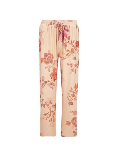 Pip Studio Floral Print Loungewear Trousers In Neutral