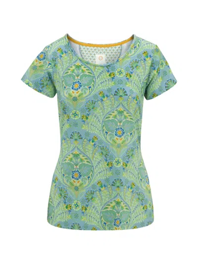 Pip Studio Floral-print T-shirt In Green