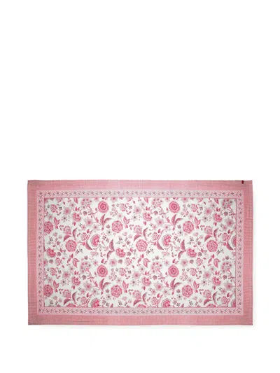 Pip Studio Floral-print Table Cloth In Pink