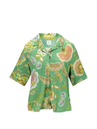 Pip Studio Floral Shirt In Green