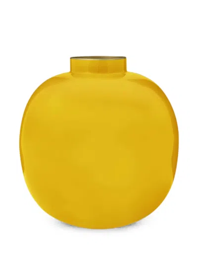 Pip Studio Glossy Spherical Vase In Yellow