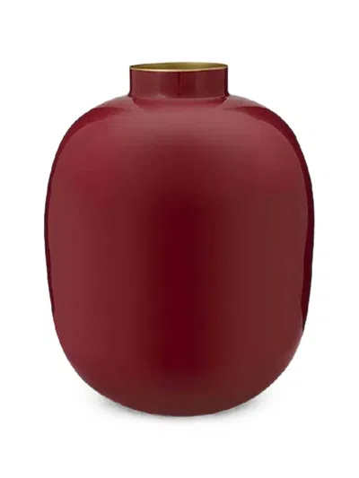 Pip Studio Glossy-finish Vase In Red