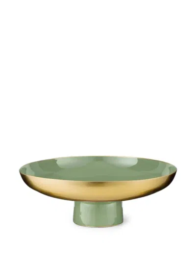 Pip Studio Gold-tone Pedestal Tray In Green