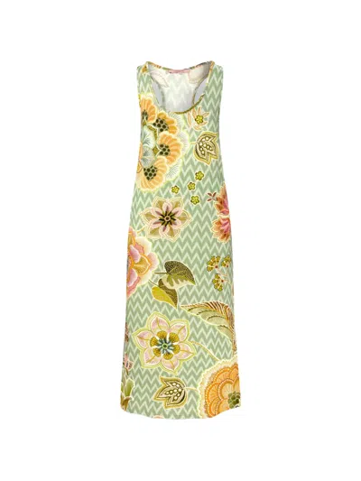 Pip Studio Hakuna Floral Print Nightdress In Green