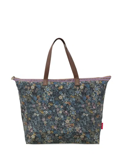 Pip Studio Large Tilda Floral Tote Bag In Blue