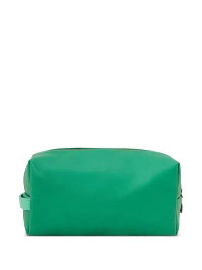 Pip Studio Logo Applique Make Up Bag In Green