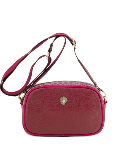 Pip Studio Logo-plaque Crossbody Bag In Red