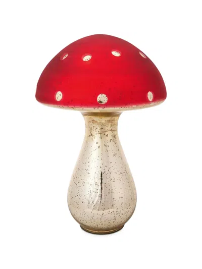 Pip Studio Mushroom Glass Ornament In Red
