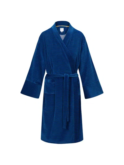 Pip Studio Naomi Striped Kimono In Blue