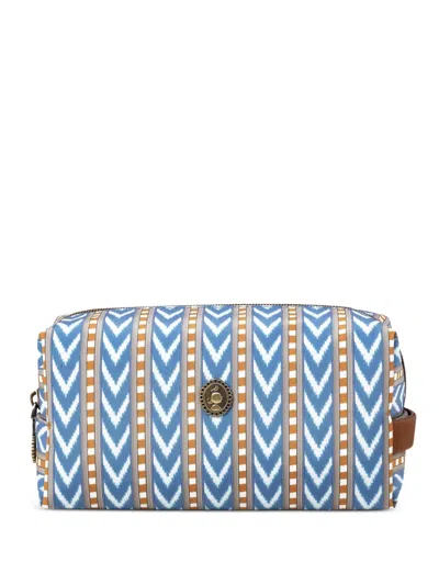 Pip Studio Patterned Make-up Bag In Blue