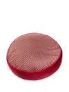 Pip Studio Patterned Round Cushion In Red