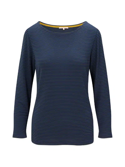 Pip Studio Striped Long-sleeved Loungewear In Blue