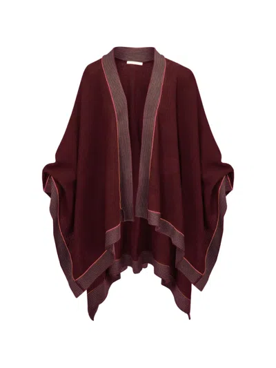 Pip Studio Striped Open-front Cape In Multi
