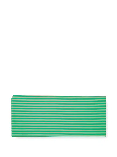 Pip Studio Striped Tablecloth In Green