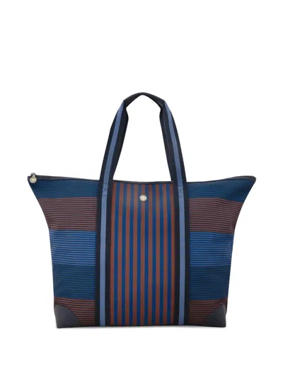 Pip Studio Striped Tote Bag In Blue