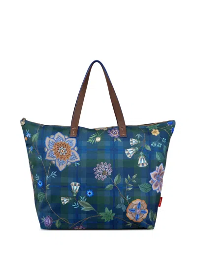 Pip Studio Tilda Floral Tote Bag In Blue
