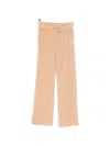 Pip Studio Velour Drawstring Track Pants In Neutral