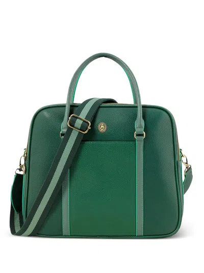 Pip Studio Zip Striped Tote Bag In Green