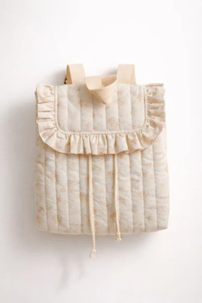 Piper&cloth Babies'  Eloise Quilted Backpack In Neutral