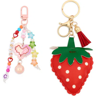 Piper & Jax Kids' 2-pack Strawberry Bag Charms