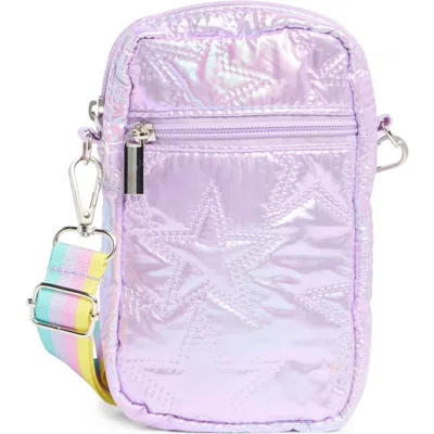 Piper & Jax Kids' Phone Crossbody Bag In Purple