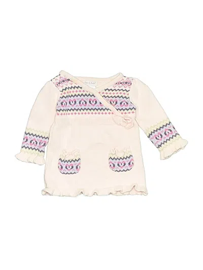 Pre-owned Piper And Posie Babies' Pullover Sweater In White