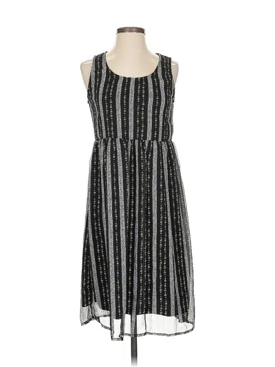Pre-owned Piper & Scoot Casual Dress In Black