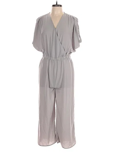 Pre-owned Piper & Scoot Jumpsuit In Gray