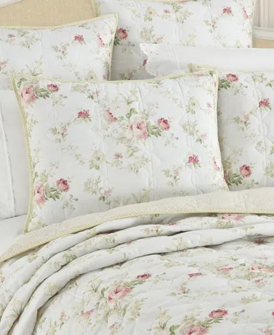 Piper & Wright Amalia Quilted Sham, Standard In Rose
