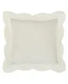 Piper & Wright Amherst Quilted Decorative Pillow, 20" X 20" In Cream