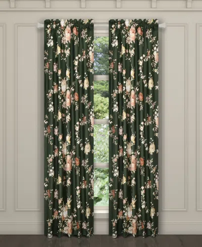Piper & Wright Brittany Window Panel Pair, 41" X 95" In Green