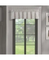 Piper & Wright Cherry Blossom Window Straight Valance Bedding In Grey