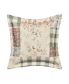 Piper & Wright Eloise Patchwork Decorative Pillow, 20" X 20" In Multi
