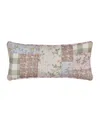 Piper & Wright Eloise Quilted Decorative Pillow, 12" X 24" In Dusty Rose
