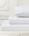 Piper & Wright Eyelet 4-pc. Sheet Set, Full In White