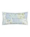Piper & Wright Karalena Cotton Quilted Boudoir Decorative Pillow, 12" X 26"