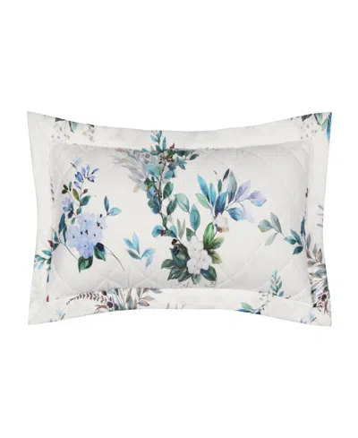 Piper & Wright Meadow Quilted Boudoir Decorative Pillow, 12" X 26" In White