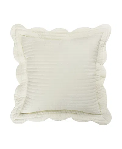 Piper & Wright Piper Wright Amherst Quilted Sham, Euro In Cream