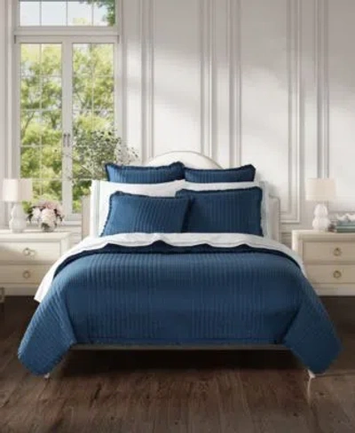 Piper & Wright Piper Wright Meadow Solid Quilt Sets In Blue