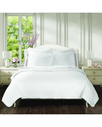 Piper & Wright Savannah Euro Quilted Sham In White