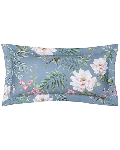 Piper & Wright Savannah Quilted Boudoir Decorative Throw Pillow In Blue