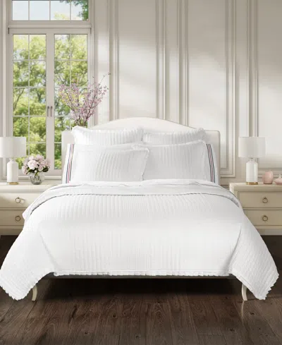 Piper & Wright Savannah Solid 3-pc. Quilt Set, Full/queen In White