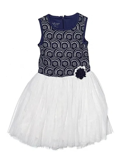 Pre-owned Pippa & Julie Kids' Dress In Blue
