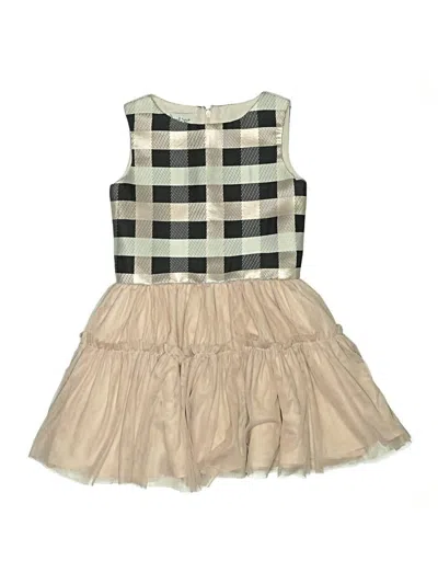 Pre-owned Pippa & Julie Kids' Dress In Brown